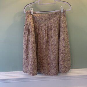 George by Mark Eisen lined paisley knee length skirt size 6